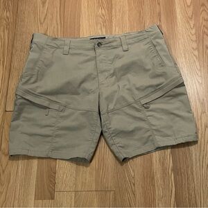 5.11 Tactical Men’s 40 (39”) Apex Shorts Beige Outdoors Pockets 9 Inseam